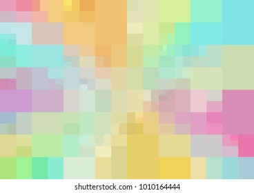 Light Multicolor vector modern geometrical abstract background. Texture template. Geometric pattern in Origami style with gradient. 