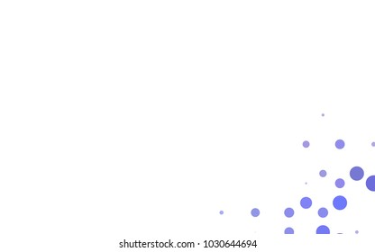 Light Multicolor vector modern geometrical circle abstract background. Dotted texture template. Geometric pattern in halftone style with gradient. 