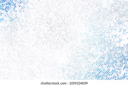 Light Multicolor vector modern geometrical background. Abstract template. Geometric pattern in square style with gradient.