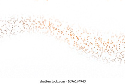 Light Multicolor vector modern geometrical circle abstract background. Dotted texture template. Geometric pattern in halftone style with gradient. 