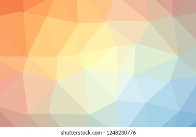 Light Multicolor vector modern geometrical abstract background. Texture, new background. Geometric background in Origami style with gradient.