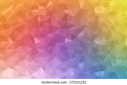 Light Multicolor vector modern geometrical abstract background. Texture, new background. Geometric background in Origami style with gradient. 