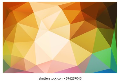 Light Multicolor vector modern geometrical abstract background. Texture, new background. Geometric background in Origami style with gradient. 