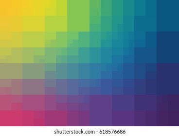 Light Multicolor vector modern geometrical abstract background. Texture template. Geometric pattern in Origami style with gradient. 