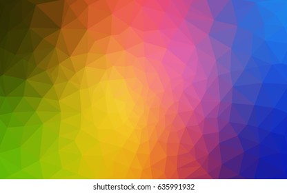 Light Multicolor vector modern geometrical abstract background. Texture, new background. Geometric background in Origami style with gradient. 