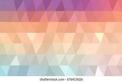 Light Multicolor vector modern geometrical abstract background. Texture, new background. Geometric background in Origami style with gradient. 