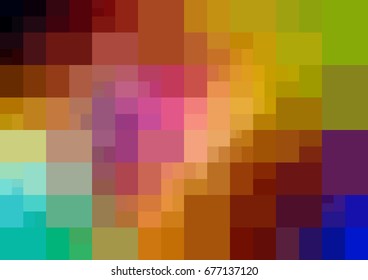 Light Multicolor vector modern geometrical abstract background. Texture template. Geometric pattern in Origami style with gradient. 