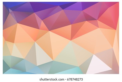 Light Multicolor vector modern geometrical abstract background. Texture, new background. Geometric background in Origami style with gradient. 