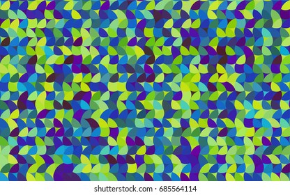 Light Multicolor vector modern geometrical circle abstract background. Dotted texture template. Geometric pattern in halftone style with gradient. 