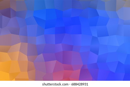 Light Multicolor vector modern geometrical background. Abstract template. Geometric pattern in square style with gradient.