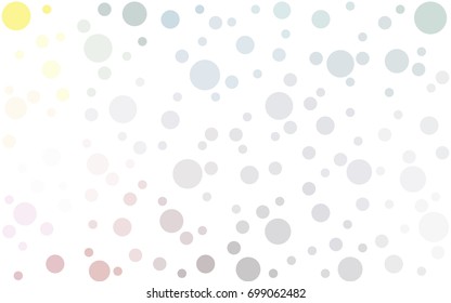 Light Multicolor vector modern geometrical circle abstract background. Dotted texture template. Geometric pattern in halftone style with gradient. 