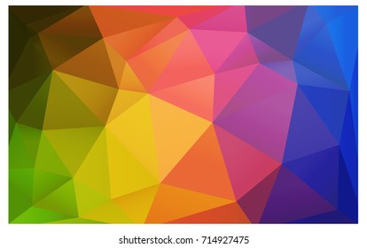 Light Multicolor vector modern geometrical abstract background. Texture, new background. Geometric background in Origami style with gradient. 