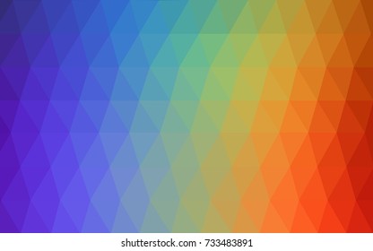 Light Multicolor vector modern geometrical abstract background. Texture, new background. Geometric background in Origami style with gradient. 