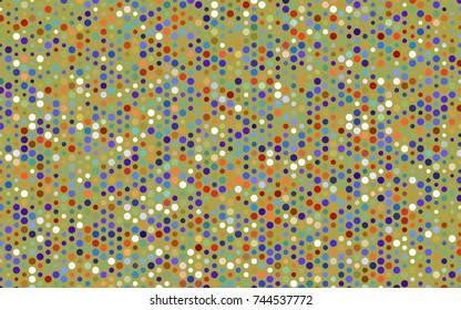 Light Multicolor vector modern geometrical circle abstract background. Dotted texture template. Geometric pattern in halftone style with gradient. 