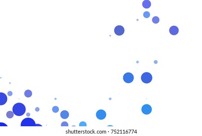 Light Multicolor vector modern geometrical circle abstract background. Dotted texture template. Geometric pattern in halftone style with gradient. 