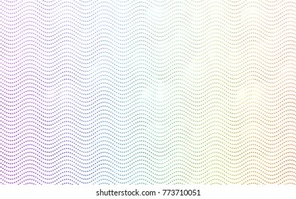 Light Multicolor vector modern geometrical circle abstract background. Dotted texture template. Geometric pattern in halftone style with gradient. 