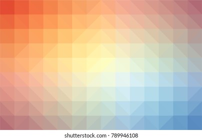 Light Multicolor vector modern geometrical abstract background. Texture, new background. Geometric background in Origami style with gradient.