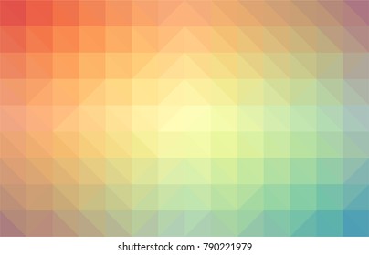 Light Multicolor vector modern geometrical abstract background. Texture, new background. Geometric background in Origami style with gradient.