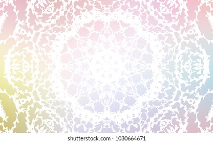 Light Multicolor vector natural abstract template. Brand-new colored illustration in blurry style with doodles drawn by child. The elegant pattern can be used as a part of a brand book.