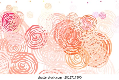 Light Multicolor vector natural artwork with roses. Shining colored illustration with flowers. New design for your business.