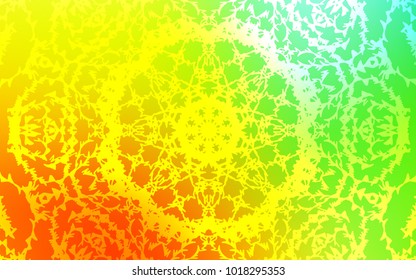 Light Multicolor vector natural elegant template. Colorful abstract illustration with lines drawn by child in Asian style. The pattern can be used for heads of websites and designs.