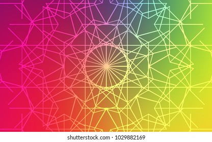 Light Multicolor vector natural elegant template. Sketchy doodles drawn by child on blurred background. The pattern can be used for wallpapers and coloring books.