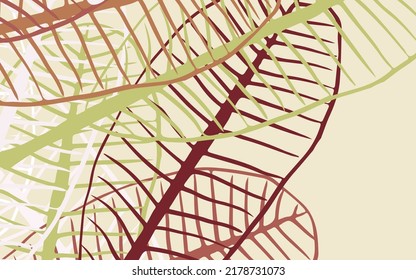 Light Multicolor vector natural pattern with leaves. Shining colored illustration with leaves in doodle style. Pattern for heads of websites, designs.