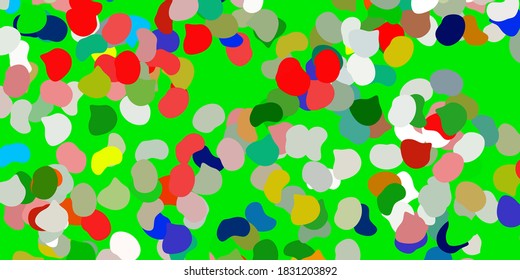 Light multicolor vector pattern with abstract shapes. Simple design in abstract style with gradient forms. Smart design for your business.