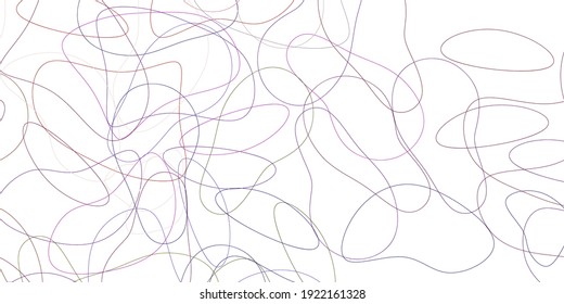Light multicolor vector pattern with abstract shapes. Modern abstract illustration with gradient random forms. Simple illustration for your web site.