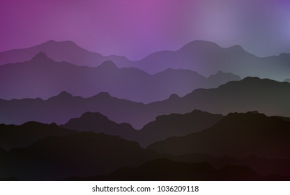 Light Multicolor vector pattern with bent ribbons. Modern gradient abstract illustration with bandy lines. The template for cell phone backgrounds.