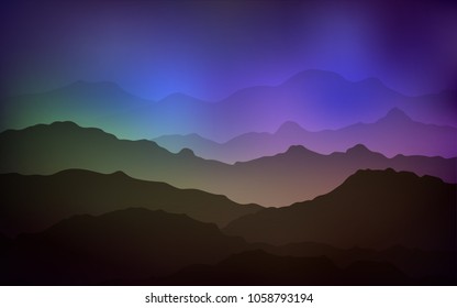 Light Multicolor vector pattern with bent lines. An elegant bright illustration with gradient. The best blurred design for your business.