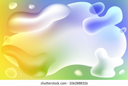 Light Multicolor vector pattern with bent lines. A completely new color illustration in memphis style. A completely new template for your business design.