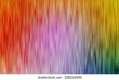 Light Multicolor vector pattern with bent ribbons. A sample with blurred bubble shapes. The template for cell phone backgrounds.