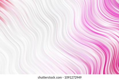 Light Multicolor vector pattern with bent lines. Creative illustration in halftone marble style with gradient. A completely new memphis design for your business.