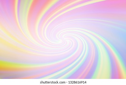 Light Multicolor vector pattern with bent lines. A shining illustration, which consists of curved lines. A completely new design for your business.