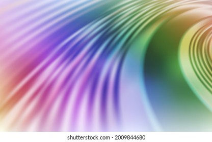 Light Multicolor vector pattern with bent lines. A completely new colorful illustration in simple style. A completely new template for your design.