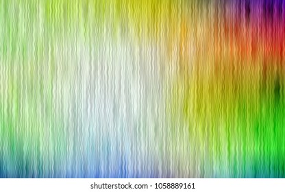 Light Multicolor vector pattern with bubble shapes. Colorful abstract illustration with gradient lines. A completely new template for your business design.