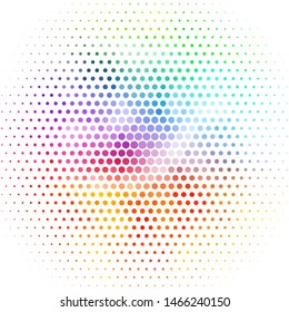 Light Multicolor vector pattern with circles. Modern abstract illustration with colorful circle shapes. Pattern for booklets, leaflets.