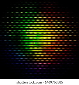 Light Multicolor vector pattern with circles. Abstract illustration with colorful spots in nature style. Design for posters, banners.