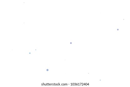 Light Multicolor vector pattern with colored spheres. Geometric sample of repeating circles on white background in halftone style.