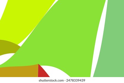 Light Multicolor vector pattern with colored spheres. Geometric sample of repeating circles on white background in halftone style.