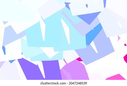 Patrón vectorial multicolor claro con hexágonos coloridos. Ilustración abstracta con hexágonos coloridos. Nueva plantilla para tu libro de marcas.