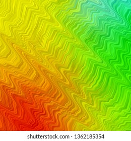 Light Multicolor vector pattern with curved lines. Colorful illustration in abstract style with bent lines. Template for cellphones.