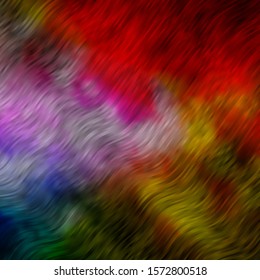 Light Multicolor vector pattern with curved lines. Colorful illustration, which consists of curves. Template for your UI design.