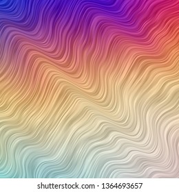Light Multicolor vector pattern with curves. Bright illustration with gradient circular arcs. Pattern for ads, commercials.