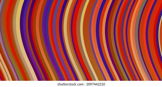 Light Multicolor vector pattern with curves. Gradient illustration in simple style with bows. Pattern for commercials, ads.