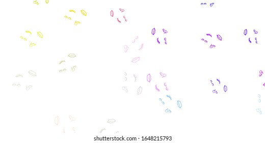 Light Multicolor vector pattern with feminism elements. Simple design in abstract style with women’s rights activism. Best design to show the power of women.