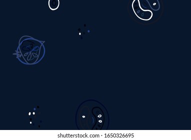 Light Multicolor vector pattern with fresh ingredients. Decorative illustration with food on abstract template. Doodle design for your business advert of cafes.