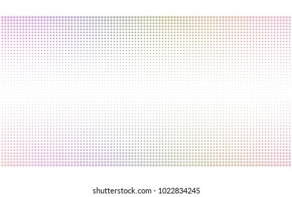 Light Multicolor vector pattern of geometric circle shapes. Colorful mosaic banner. Geometric background with colored disks.