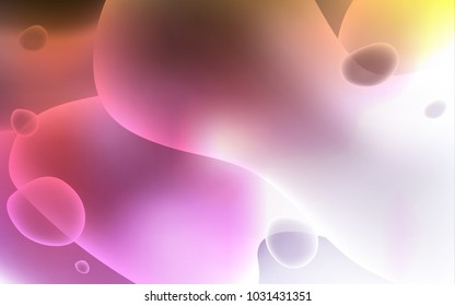 Light Multicolor vector pattern with lamp shapes. Shining crooked illustration in memphis style. Memphis design for your web site.